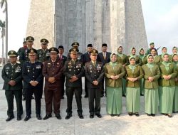 Polres Kediri Kota Hadiri Ziarah Nasional HUT TNI ke-80, Wujudkan Sinergitas TNI–Polri