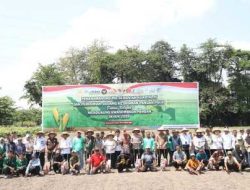 Dukung Swasembada Pangan, Polres Kediri Tanam Jagung Serentak Kuartal IV