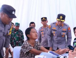 Polres Ngawi Gelar Bakti Kesehatan Gratis Warga Padas : Terima kasih Pak Polisi