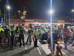 Gelar KRYD Polres Kediri Kota Amankan Ranmor Tidak Sesuai Spektek