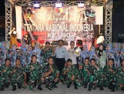 Panggung Hiburan Dangdut Meriahkan Dirgahayu TNI ke-80 di Koramil 07 Ngadiluwih