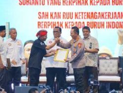 Dukung Program Pemerintah, Kapolri: Buruh dan Polri Bersinergi Jaga Stabilitas Kamtibmas