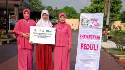 Semangat Sumpah Pemuda, SPN Polda Jatim dan Bhayangkari Beri Apresiasi Pelajar Berprestasi