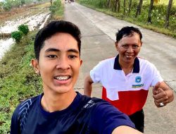 Kades gunungrejo ajak warga dan anak anak olahraga pagi 3