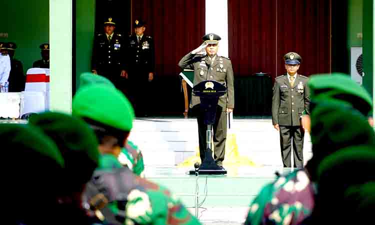 Kodim bojonegoro gelar upacara