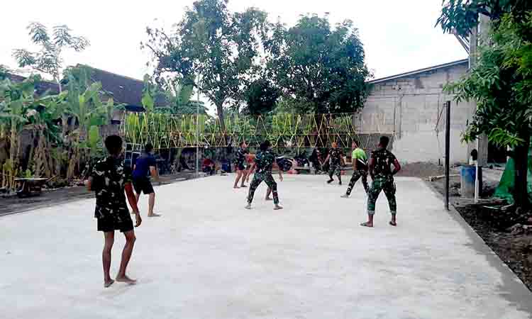 Lapangan voli tmmd kodim 0816