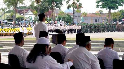 Mas Lindra Pimpin Upacara HSN 2025 di Tuban: Santri Harus Siap Menjadi Pelaku Perubahan