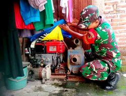 Pastikan Layak Pakai, Babinsa Koramil 12/Mantingan Cek Kondisi Alsintan