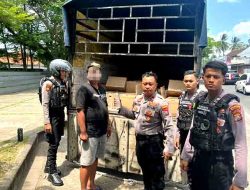 Patroli Polresta Banyuwangi Berhasil Gagalkan Penyelundupan Ribuan Botol Arak dari Bali