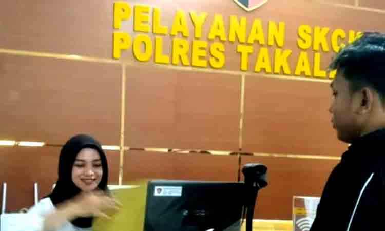 Pelayanan prima polwan cantik