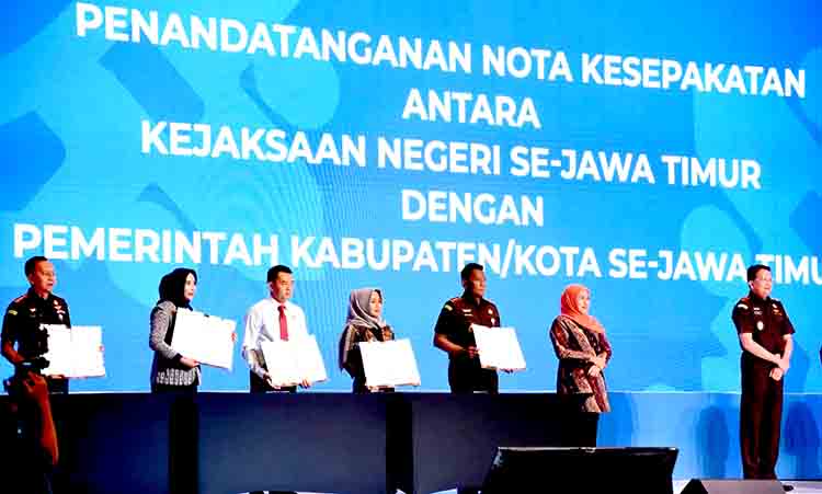 Pemkab sidoarjo bersama kabupaten kota di jatim