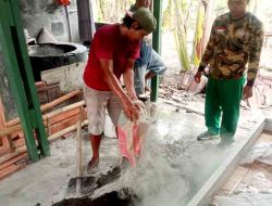 Perbaikan Rutilahu Dikebut, Bantuan Sembako Disalurkan: Aksi TMMD 126 Sidoarjo di Desa Kedondong