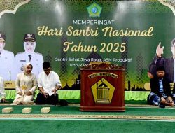 Peringati Hari Santri 2025, Wabup Sidoarjo dan Seluruh ASN Gelar Tabligh Akbar di Masjid Agung