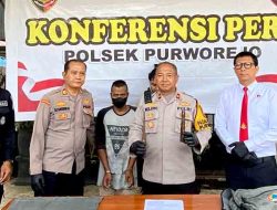 Polisi Amankan Pria Diduga Preman Bawa Sajam Jenis Belati Cundrik di Kota Pasuruan