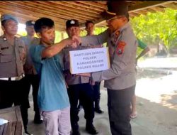 Polisi Ngawi Peduli Warga Terdampak Angin Puting Beliung di Karanganyar