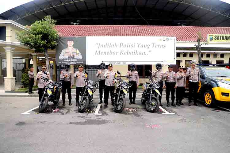 Polres kediri kukuhkan pamapta