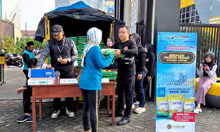 Polres kediri menggelar gerakan