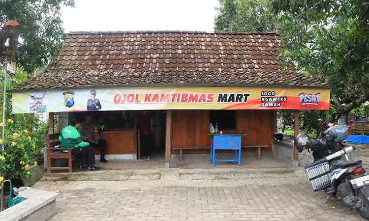 Polres ngawi dukung kehadiran ojol kamtibmas mart