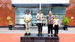 Polres ngawi gelar apel kebangsaan