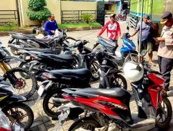 Polsek Babat Amankan 13 Pemuda dan 17 Kendaraan karena Konvoi dan Mengganggu Kamtibmas.