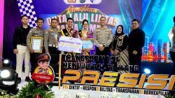 Satlantas polres lamongan borong dua penghargaan