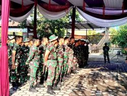 TNI dan Warga Desa Kedondong Bangun Semangat Kebersamaan Lewat Apel dan Senam Pagi