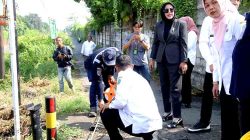 Urai Kemacetan Pemerintah Sidoarjo Perlebar Jalan di Pelintasan Kereta Api Desa Gelam