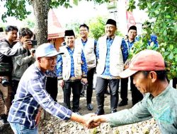 BPN Ngawi dan Bupati Laksanakan Gerakan Masyarakat Pemasangan Tanda Batas (GEMAPATAS) di Tiga Desa Kab. Ngawi