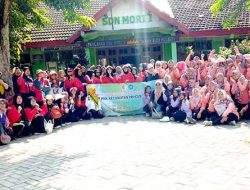 Camat dan TP PKK Trucuk Gelar Senam “Bojonegoro Bahagia Membanggakan” di SDN 1 Mori