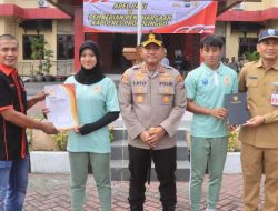 Kapolres Probolinggo Beri Penghargaan Dua Atlet Arung Jeram yang Melawan Begal