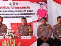 Pelayanan Prima Jadi Sorotan Kunker Kapolres Kediri di Polsek Wates