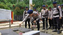 Personel Polres Madiun Napak Tilas ke Monumen Sakip–Sanali
