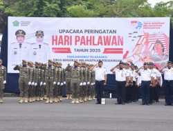 Peringati Hari Pahlawan, Pemkab Sidoarjo Gelar Upacara Bendera