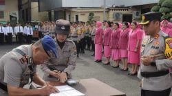 Polres Lamongan Gelar Sertijab Kasat Lantas dan Kasat Polairud