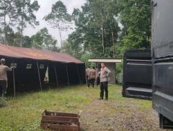 Polres Lumajang Dirikan Tenda Darurat Tanggap Bencana Erupsi Gunung Semeru
