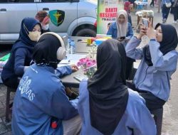 Bakti Kesehatan Polres Kediri Hadir di CFD, Puluhan Warga Dapat Layanan Gratis