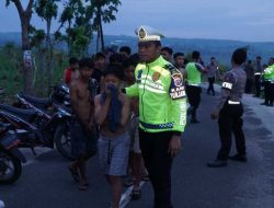 Operasi Zebra Semeru Polres Tuban Amankan 21 Remaja Pelaku Balap Liar