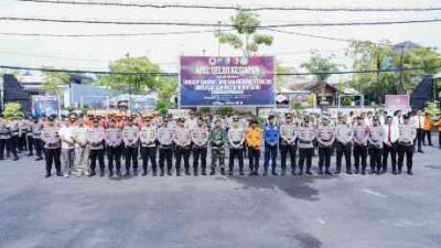 Polres Bojonegoro Gelar Apel Siaga Hadapi Ancaman Bencana Hidrometeorologi