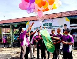 Kick Off Pembukaan HAB Ke-80, Kemenag Kabupaten Ngawi Lepas Balon Ke Udara
