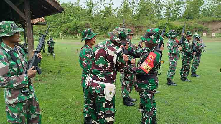 Kodim 0711 Pemalang Gelar Latihan Menembak Senjata Ringan Semester II TA