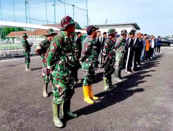 Kodim Pemalang, Polres, dan Pemda Gelar Karya Bakti Jumat Bersih di Kecamatan Taman