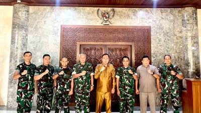 Kunjungan kerja pangdam vi 2