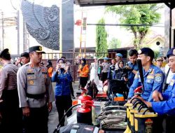 Musim Hujan Tiba, Polres Lamongan Gelar Apel Siap Tanggap Darurat Bencana