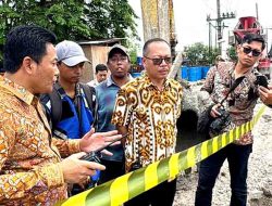 Percepat Tangani Banjir, Bupati H.Subandi Sidak Pembangunan Rumah Pompa dan Bendungan di Desa Kedungpeluk