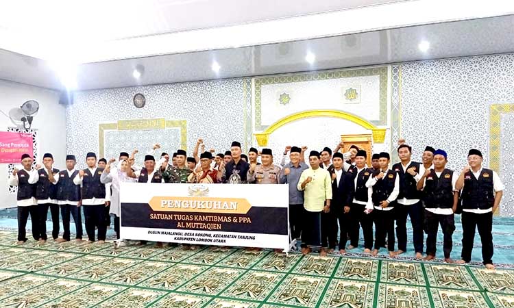 Satgas Kamtibmas dan PPA Al Muttaqien Resmi Dilantik