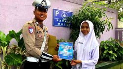 Satlantas Polres Lamongan Gencarkan Sosialisasi Ops Zebra Semeru 2025 di MA Saint Roudlotul Qur’an