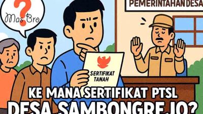 Sertifikat PTSL Belum Diterima Warga Sambongrejo