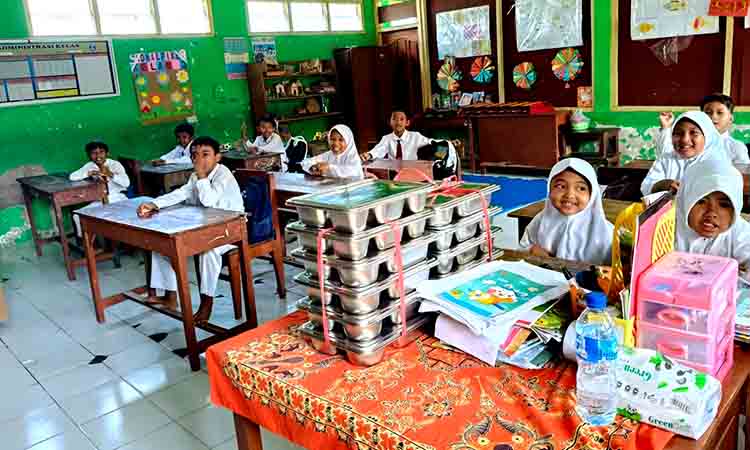 Siswa sambut antusias program makan bergizi gratis