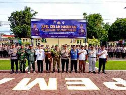 Dandim Pemalang Hadiri Apel Gelar Pasukan Operasi Zebra Candi 2025