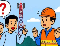 Warga Jukukang Pertanyakan Pembangunan Tower Tanpa Sosialisasi